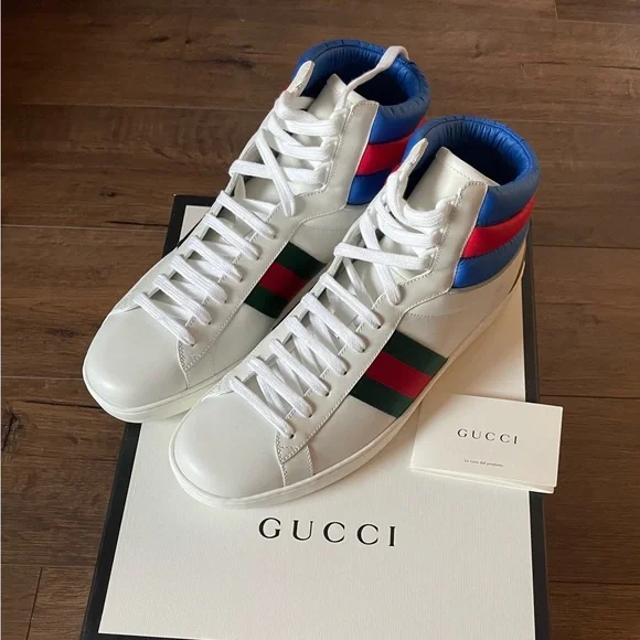 Gucci | Shoes | Gucciauthentic Nwtbox Mens Web Accent  display picture 2